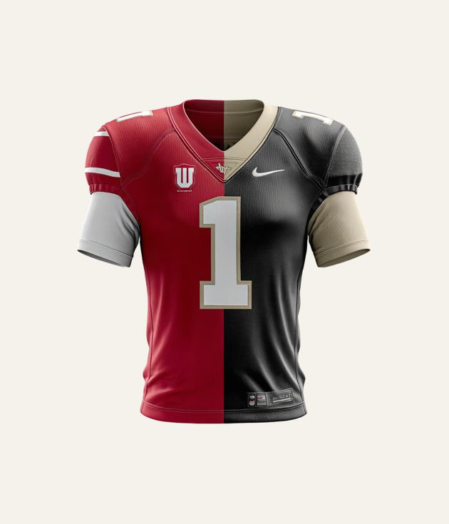 Dual division game jersey